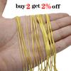 White K 12Pcs/Pack 45cm Lobster Claw Clasp Snake Necklace Chains For DIY Jewelry Findings Bulk Wholesale Accessories