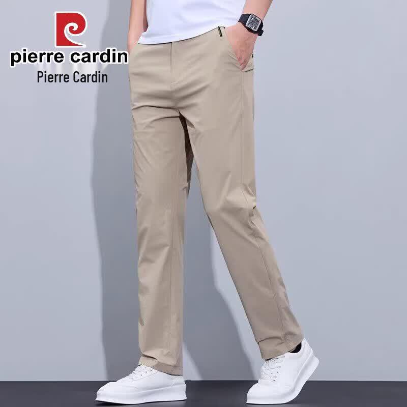 Pierre Cardin Men's Ice Silk Quick-Dry Straight-Leg Casual Pants