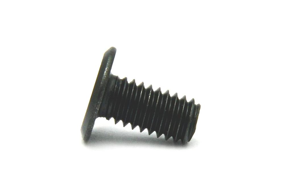 Stainless Black Slim Head Machine Screws M4 X 6 of Steel/SS (+) (Pack 8)