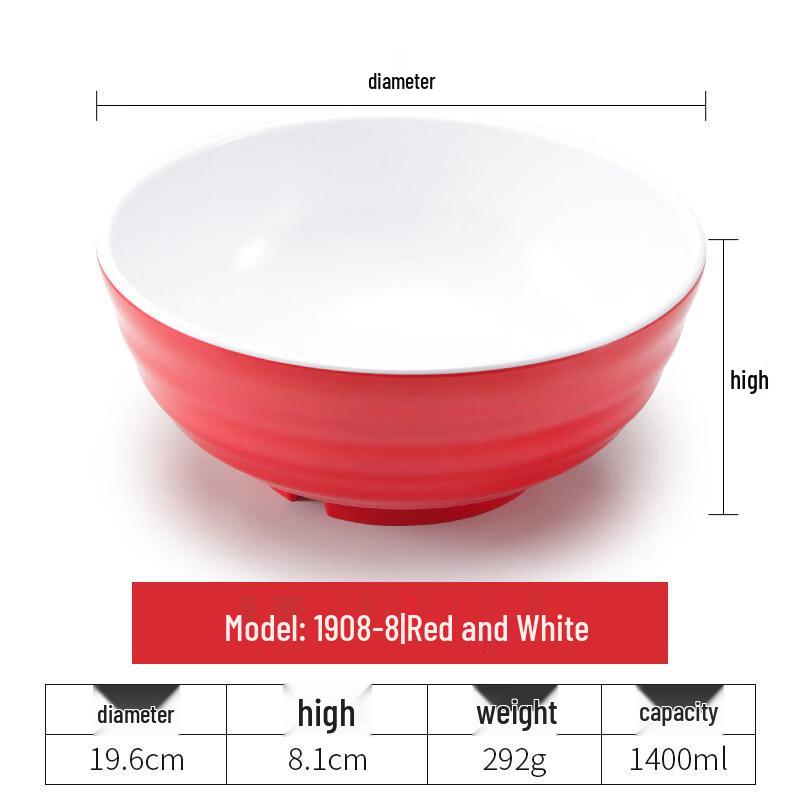 Yipan Melamine Resin Deep Bowl Set