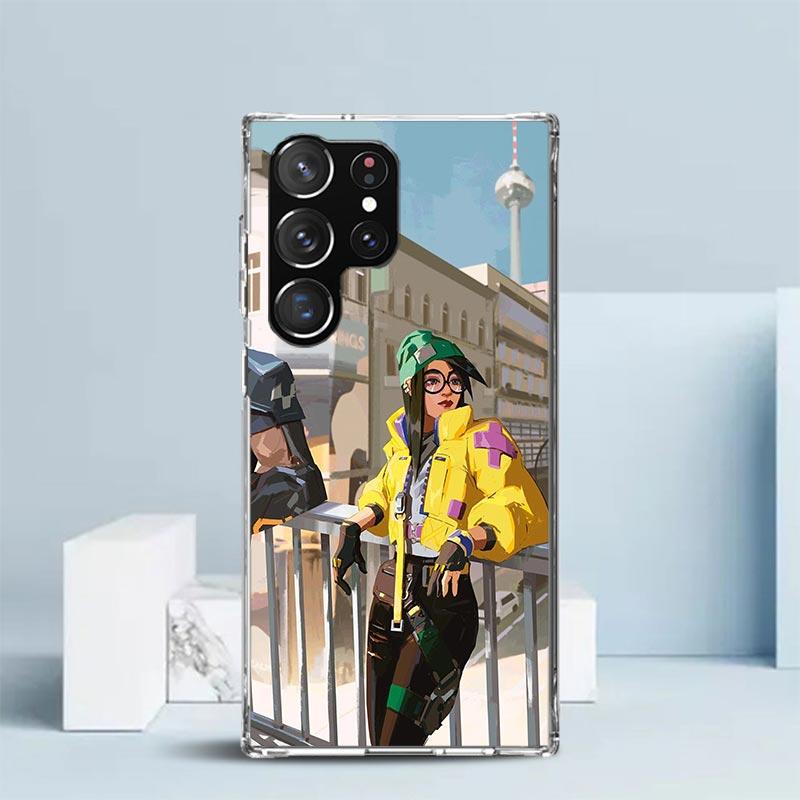 Valorant Killjoy Phone Case For Samsung Galaxy S24 S25 Edge S26 Ultra S22 S23 Plus S21 + S20 FE Soft TPU Back Cover Galaxy S22 S