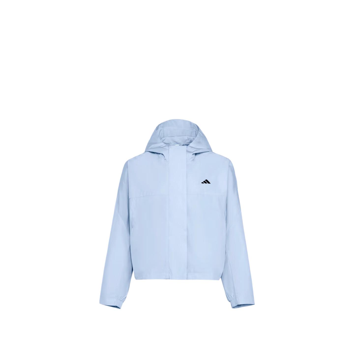 

Adidas SS26 Solid Color Long Sleeve Hooded Water-Resistant Jacket Women Jacket KV5969 M