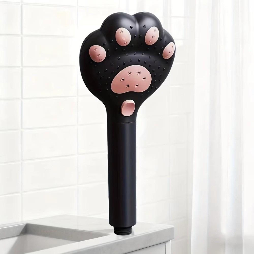 Adjustable Spray Cat Paw Shower Head 3-Mode Spray Rain Shower Head Adjustable Shower Head Bathroom