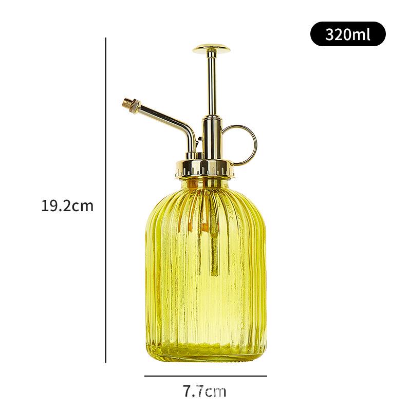 Retro Sunflower Stained Glass Spray Bottle for Gardening