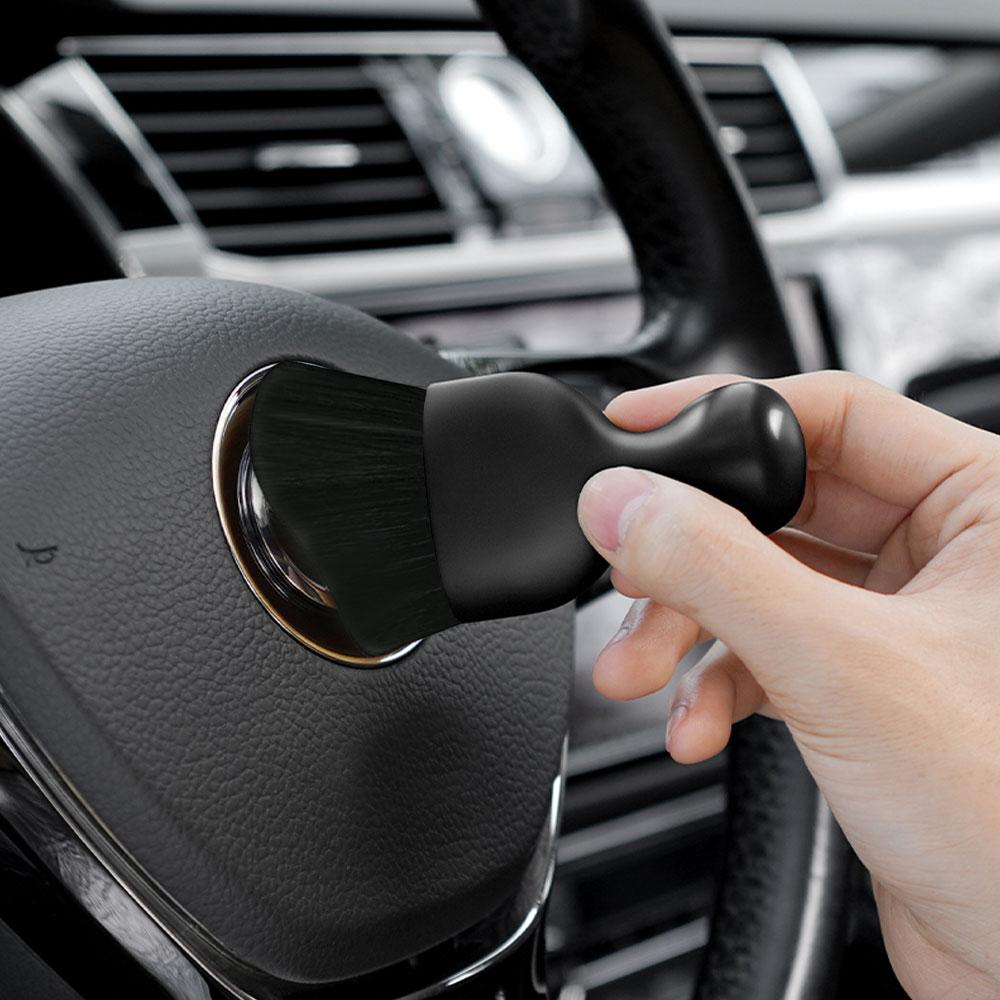 1Pc Car Interior Cleaning Tool Air Conditioner Air Outlet Cleaning Soft Brush With shell Car Crevice Dust Removal Artifact Brush