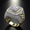 Accessories, Hip Hop HipHop Rings, Male and European Trendy Brand Hip-hop Rings, Diamond Ring Accessories