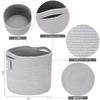 Sea Team Cotton Rope Storage Basket, Clothes Storage Basket, Laundry Basket, Storage Basket, Interior Basket, Storage Basket, Clothes Storage Basket,