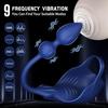 Vibrating Cock Ring Anal Plug Penis Ring Prostate Vibrator Sex Toys for Men Mode Testicle Massage Anal Butt Plug Penis Ring Male Masturbator