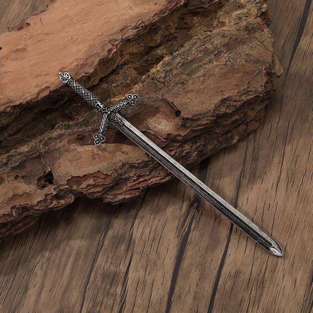 Retro Viking-Style Sword Hairpin - Trendy Party Jewelry