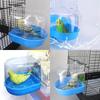Hanging Bird Bath Cube Parrots Bathtub Bath Shower Box Cage Accessory for Little Bird Canary Budgerigar Cockatiel Lovebird Boxes