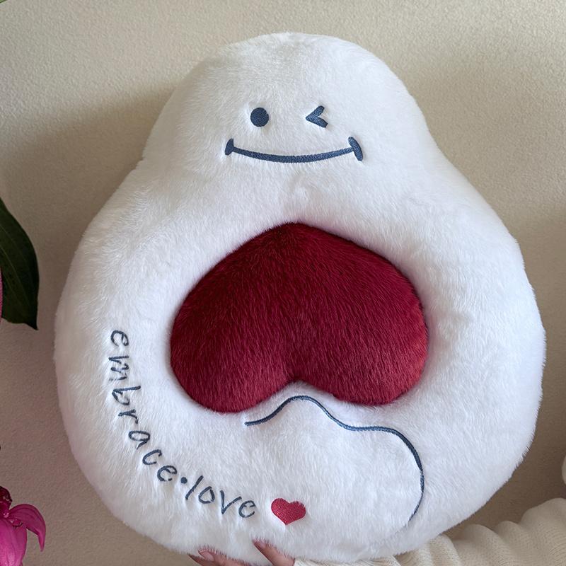 Embrace Love Pillow Valentine s Day Soft Stuffed Plush Playthings Creativity Love Heart Plushies Doll Romantic Gifts Ideal For Girls