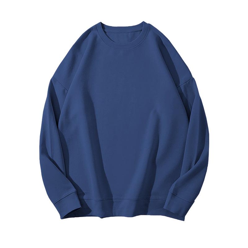 Solid Color Korean Style Fleece Sweatshirt: Women's Loose Casual Autumn/Winter Top & Student Couple Outfit.