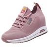 Women's Casual Elevated Shoes 2024 Spring New Thick Soled Sneakers Women Fashion Korean Version Breathable Running Shoes