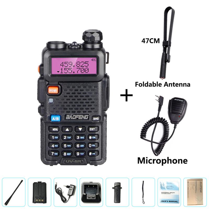 Baofeng UV-5R Walkie Talkie Airband Wireless Copy Frequency AM FM Long Rang Hunting Station Powerful Two Way Portable Radio