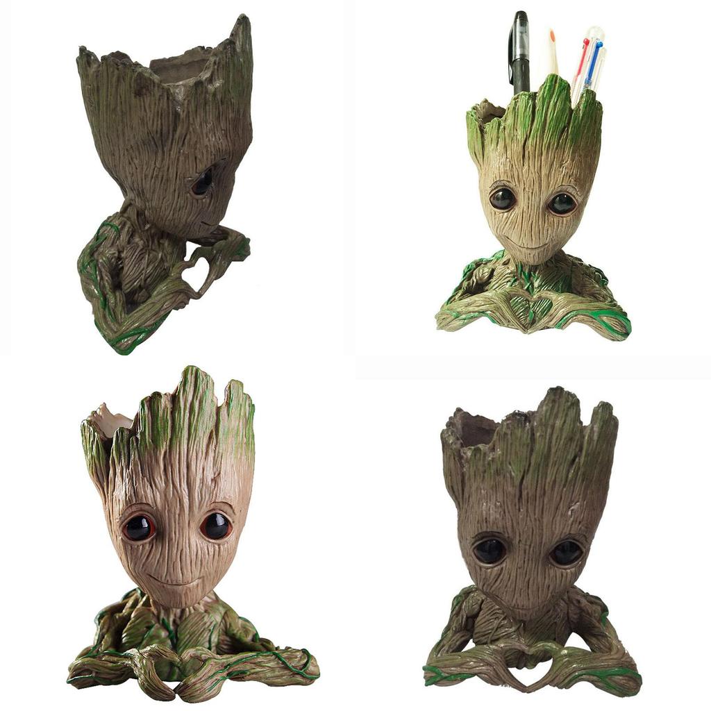 Guardians Of The Galaxy Groot Flowerpot Pen Pot Pencil Vase Tree Man Gift Figure