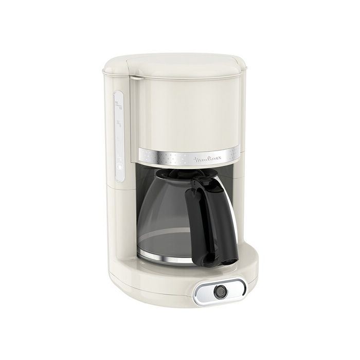 Cafetière Filtre - MOULINEX - FG381A10 - Ivoire - 1.25L - 15 Tasses