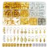 230pcs/set DIY Dreadlock Set Women’s Braid Hair Accessories 16 Styles of Braided Hair Pendants for Long Hair Braided with Box