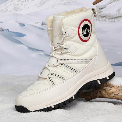 Scarpe da Donna Stivali da Neve Caldi Isolati Foderati in Pelliccia Stivale Invernale a Mezza Gamba per Donna Antiscivolo Stivaletti da Esterno