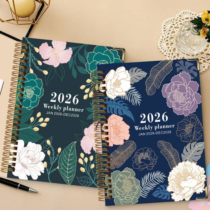 Business Notebook Spiral Binding With Double Paper For Office And Planning
