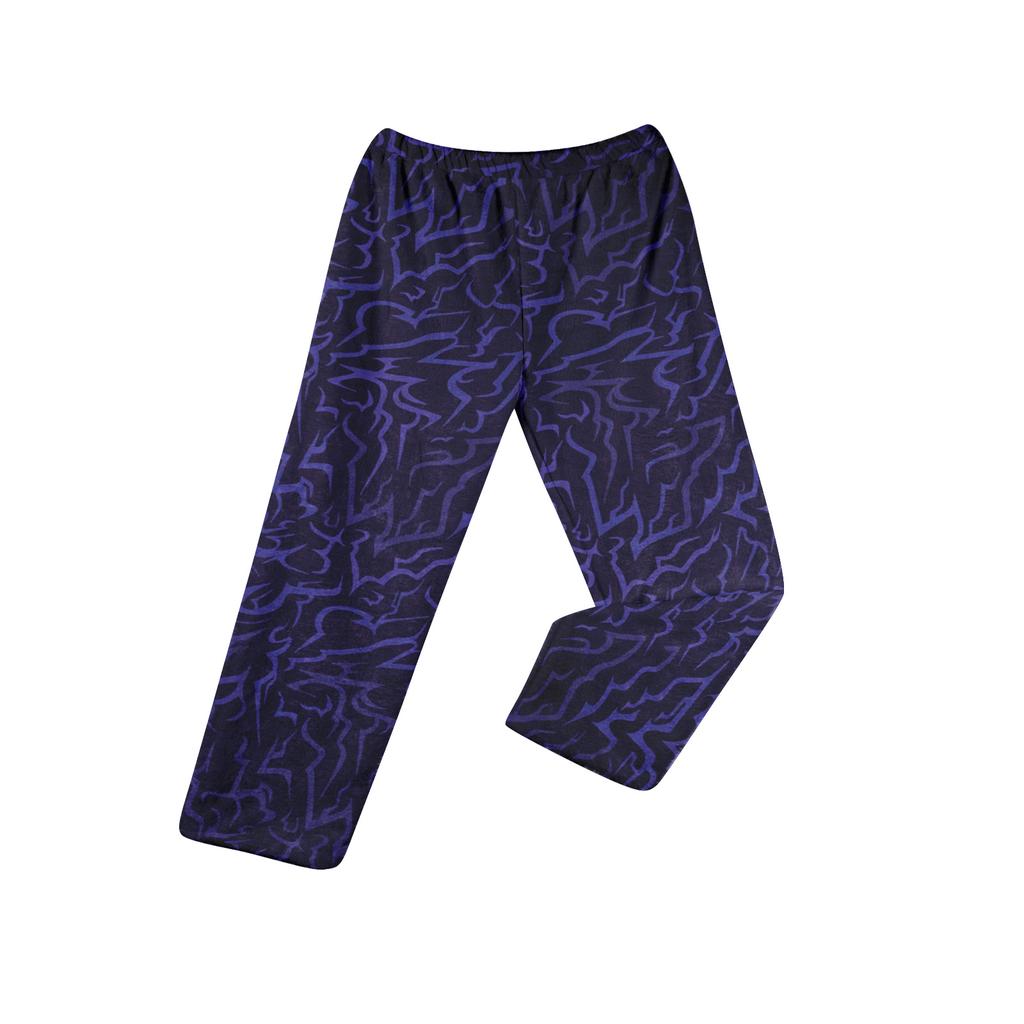 Anime Pajama Pants Sleepwear Casual Drawstring Elastic Waist Pants Comfy Straight Yoga Loose Trousers