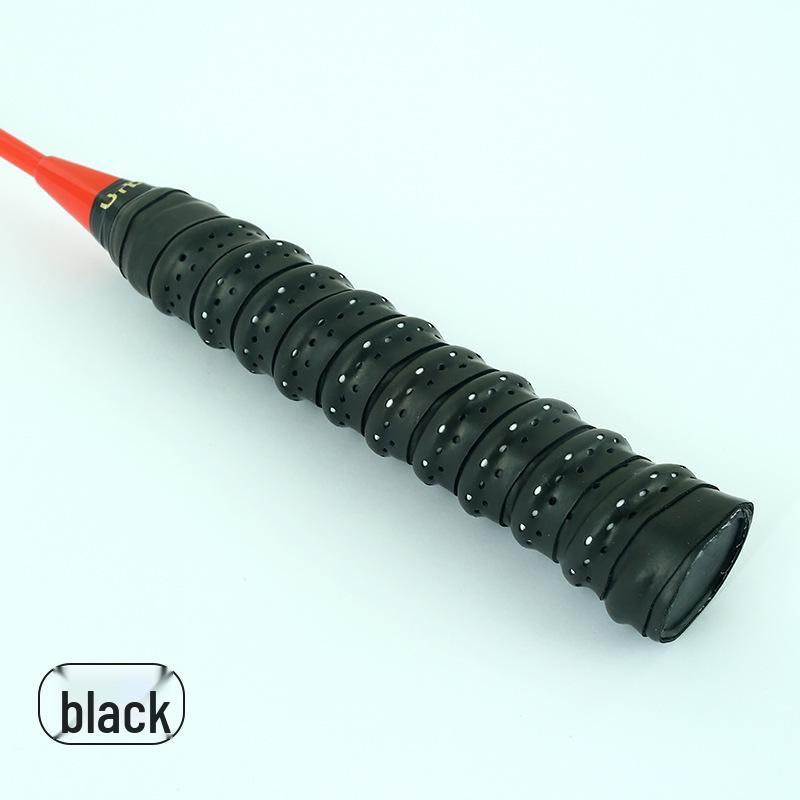 Perforiertes rutschfestes Griffband für Badminton, Tennis, Angelruten und Schleudern – Atmungsaktiver, schweißabsorbierender Griffwickel