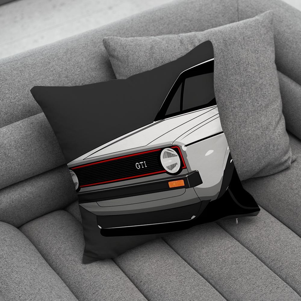 GGolf GGTI Car Pillow Case Soft Cushion Cases for Farmhouse Sofa Decor Home Decorations and Protector