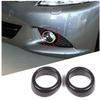 For 2009-2013 Infiniti G25 G35 G37 ABS Car Front Fog Light Ring Cover Bezel Trim Sticker Auto Exterior Accessories