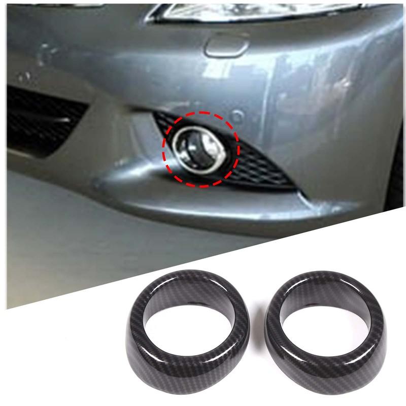For 2009-2013 Infiniti G25 G35 G37 ABS Car Front Fog Light Ring Cover Bezel Trim Sticker Auto Exterior Accessories
