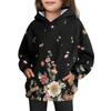Girls' Hooded Tie-Dye Sweatshirt - Pullover Print Top