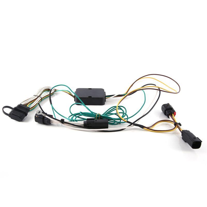 ATT-4 Way Trailer Wiring Harness Connector Plug 118847 ABS Interior Accessories For Jeep Grand Cherokee L 2021-2022