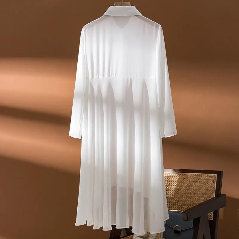 Chiffon Shirt Women's Thin and Versatile Loose and Casual Temperament Outerwear Sun Protection Cardigan Summer