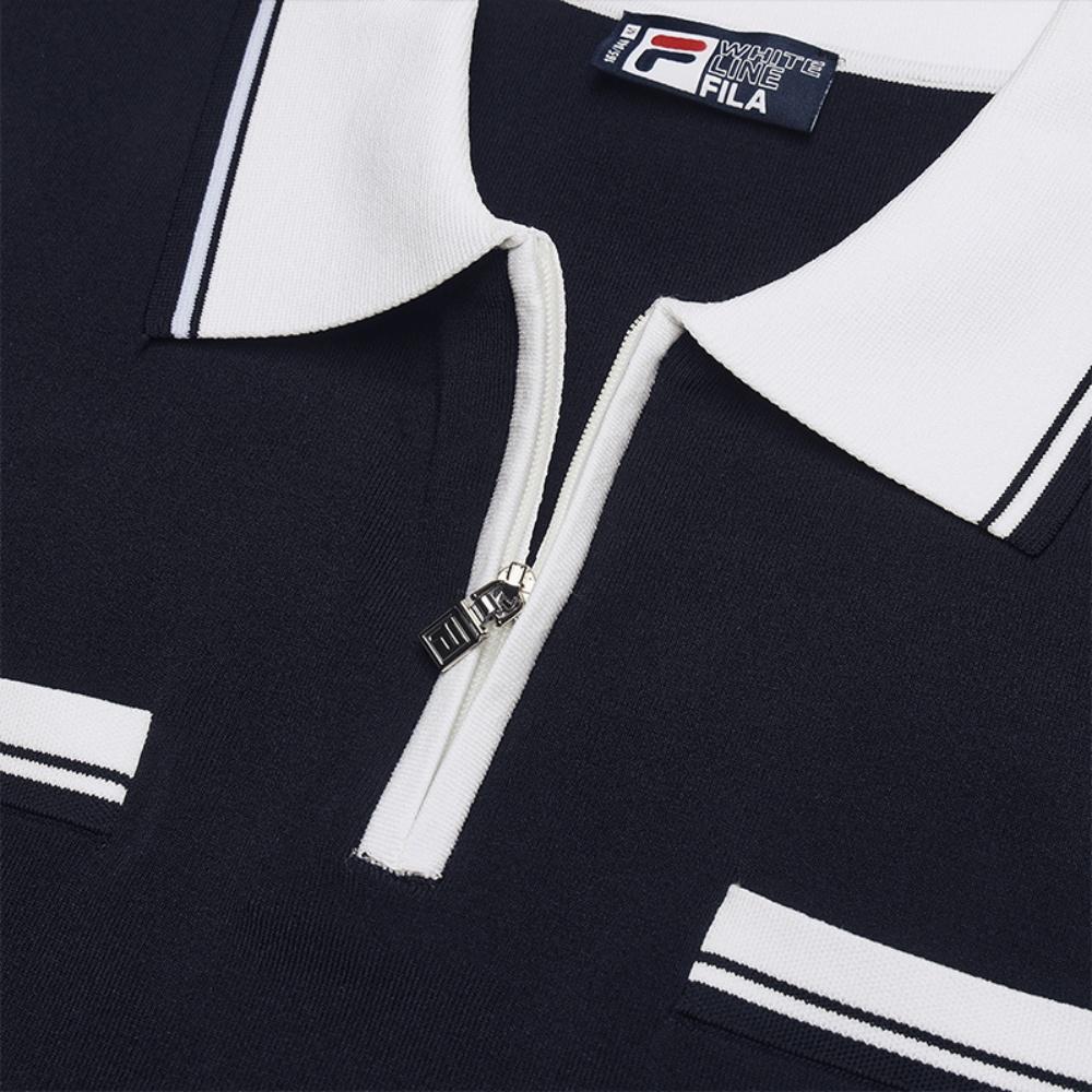 New FILA LifestyleWHITE Short Sleeved Dress Women's F11W533305F-NV