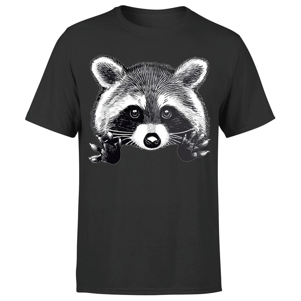 Little Raccoon Buddy Unisexs T Shirt Funny Graphic Animal Lovers UnisexP1OrA