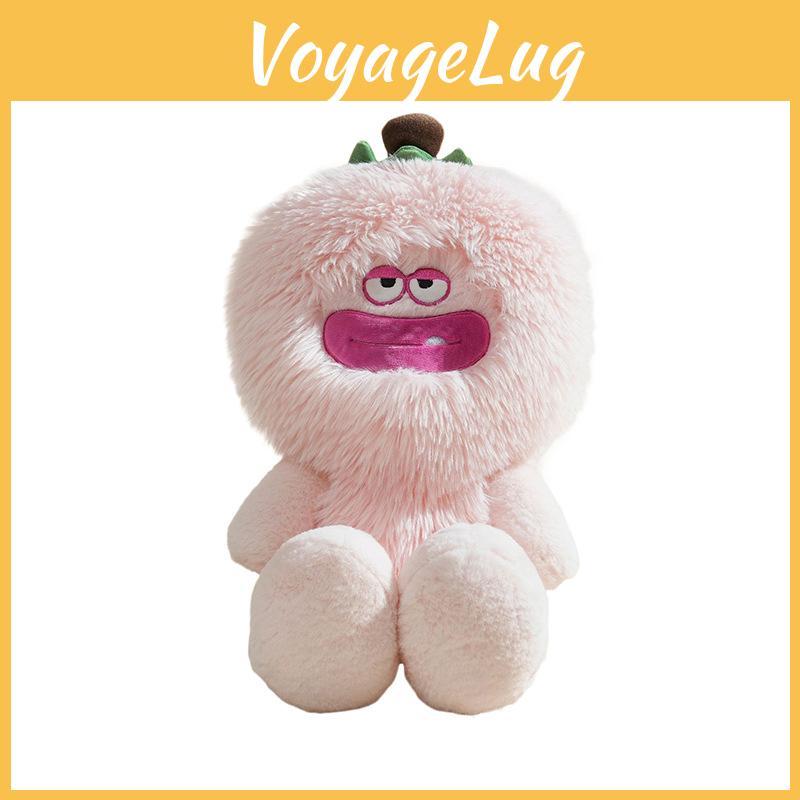 Soft Plush Monster Peach Fruit Toy With Pp Cotton For Bedroom Decor And Gifts