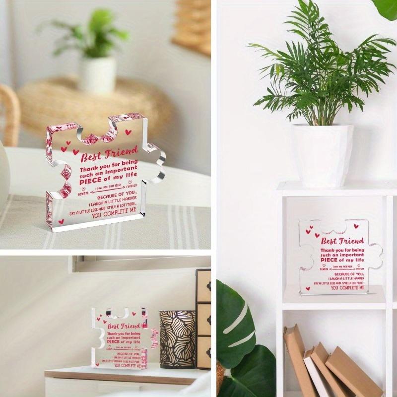 Eilcoly Friendship Gift - Acrylic Resin Keepsake for Best Friends & BFFs