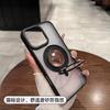 Applicable To iphone11proMax Mobile Phone Case Apple Magnetic Charging Rotating Bracket Matte Skin Feel Anti-drop Hard Case