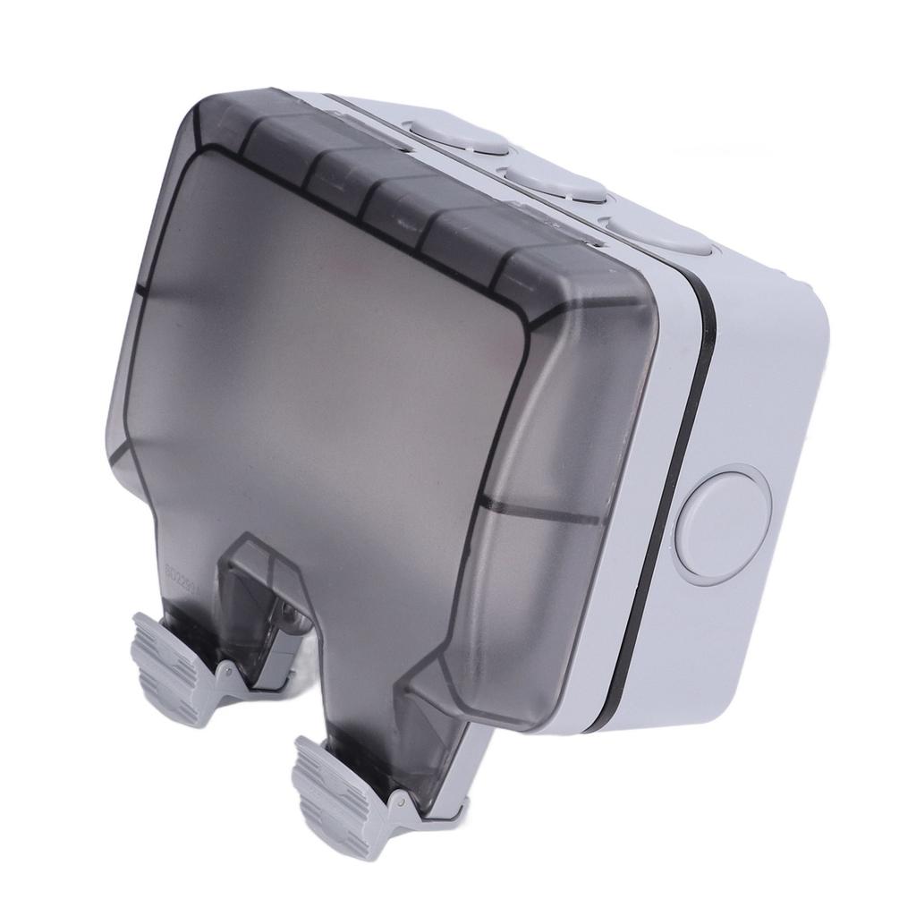 Cover Box Outlet IP66 Weatherproof Outdoor Socket with Independent Switch Indicator Light 250V