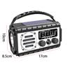 Emergency Hand Crank Radio SW/AM/FM Survival Radio 20000mAh Portable Weather Radio Solar Radio for Outdoor Camping and Emergency