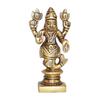 Pure Brass Matsya, Matasya Idol, Petal Vishnu Matsya Avatar Statue - 7.4 Cm