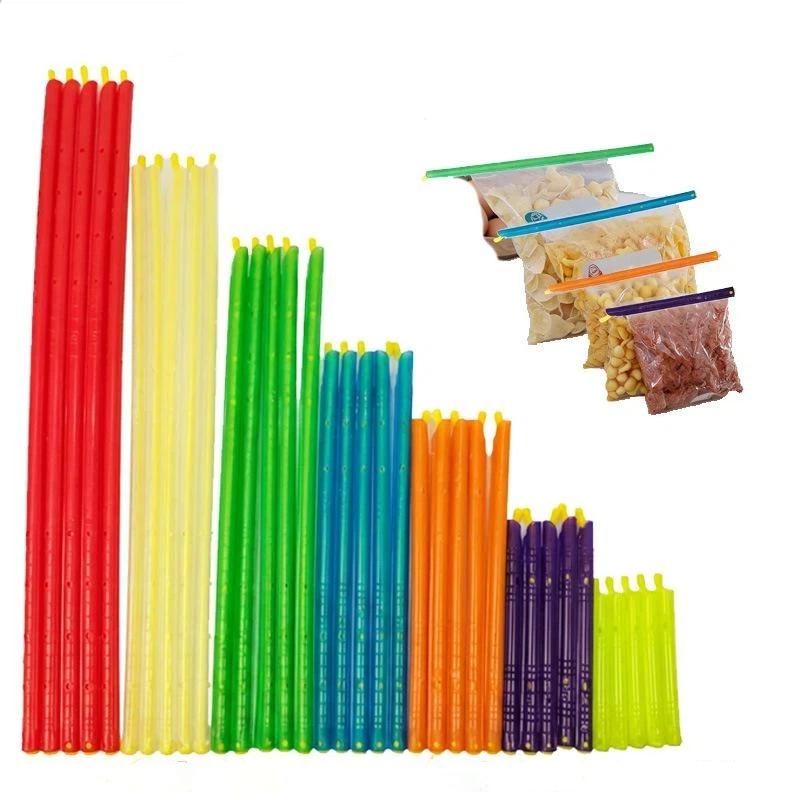 20Pcs Reusable Bag Clip Food Sealing Stick Food Preservation Sealer Kitchen Storage Snack Fresh Clamp Kitchen Gadgets