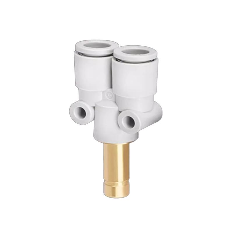 SMC Push-in Y Pneumatic Air Tube Fitting (White) KB2U04-99A, KB2X04-06A/08-10.