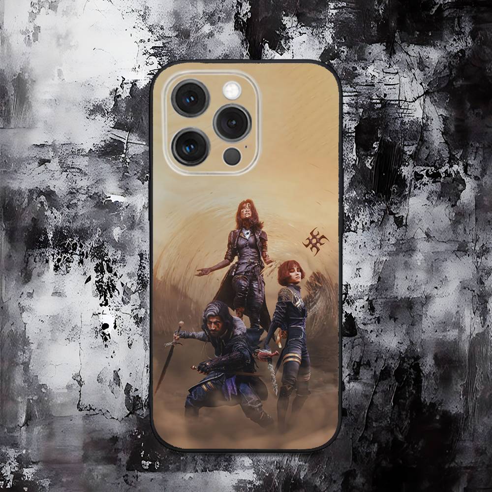 

Clair Obscur Expedition 33 Phone Case For iPhone 16,15,14,13,12,11,Pro,Max,Plus,X,XS,SE,E,Mini,Soft Silicone Black Case iPhone16plus