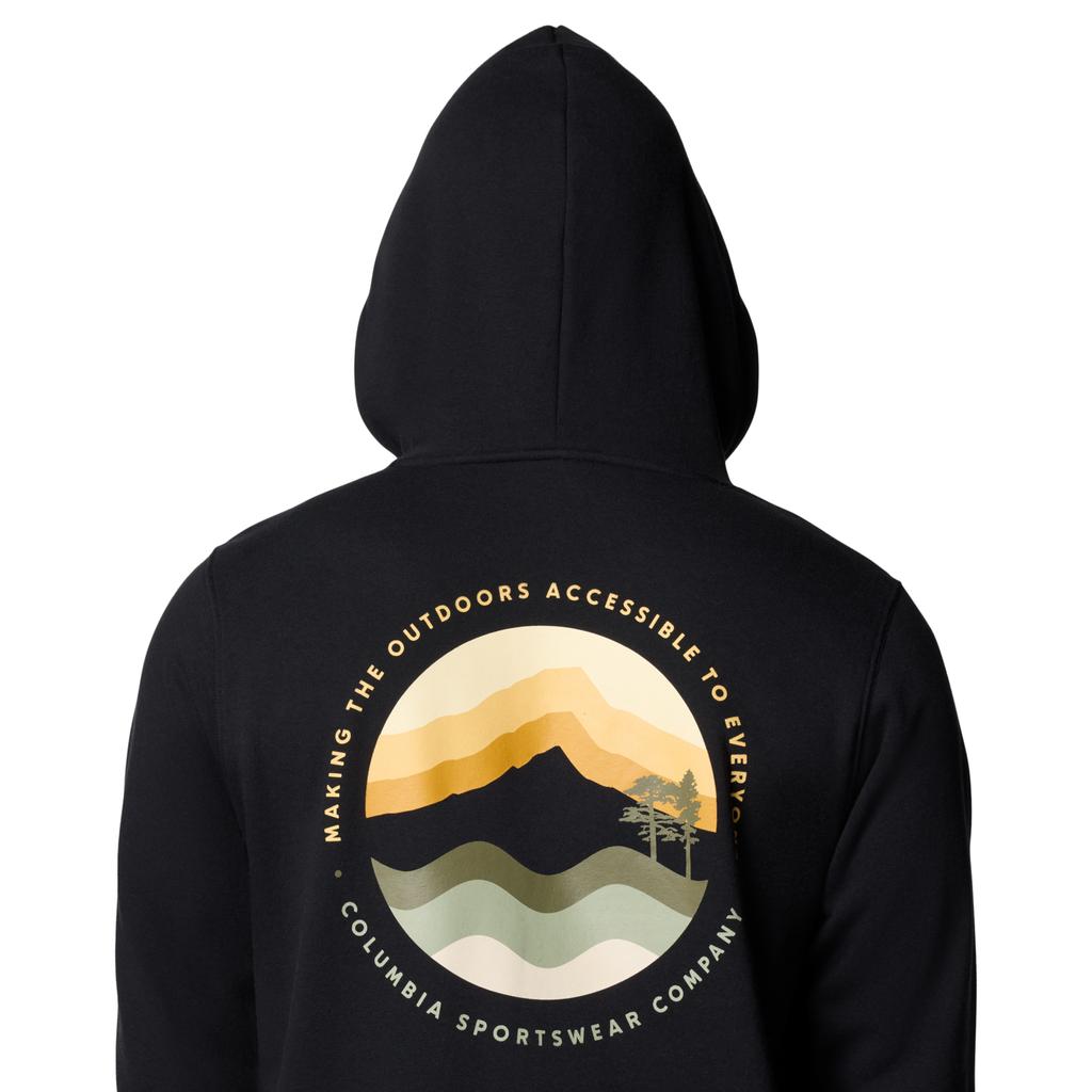Columbia Columbia Trek Graphic Hoodie, Mens black Sweatshirt