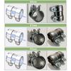 Moderno YM-290-MC YM-290-MC 2 Piece Motorcycle Parts Stainless Steel Universal Muffler Joint Connection Pipe Clamp