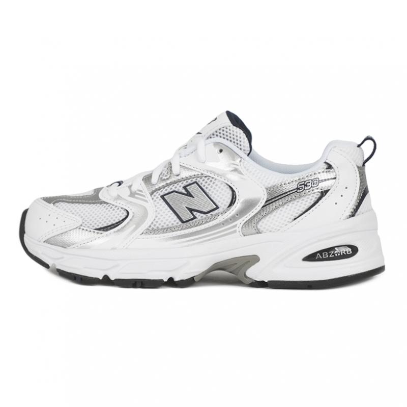 New Balance Genuine 530 Gs White Silver Metallic Indigo