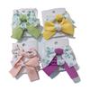 Children'S Bow Clip Spring Floral Hairpin Sweet Girl Princess Hair Accessories Baby Side Bangs Clip