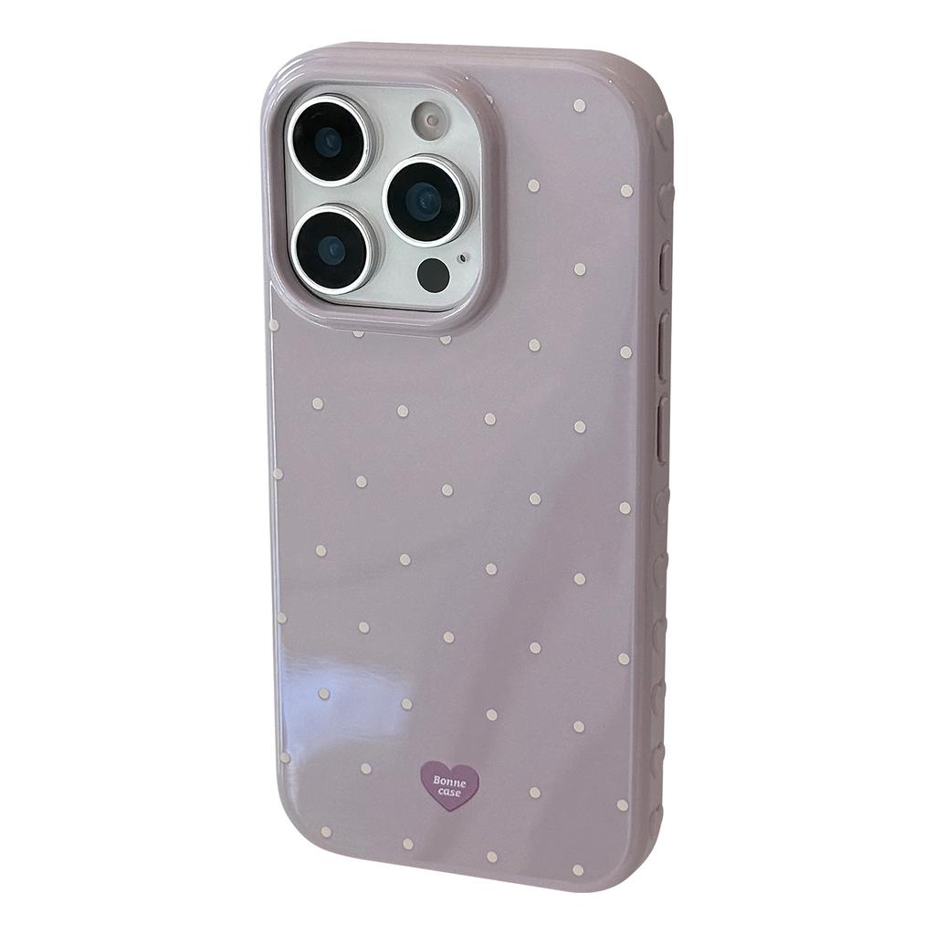 INS Polka Dot Small Fresh Mobile Phone Case for IPhone 17 16 15 14 13 Pro Max Ultra Slim Shockproof Cover for IPhone 17 Pro Case