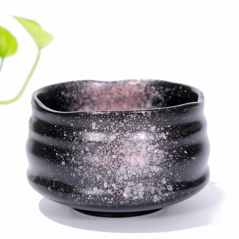 Japanese Matcha Tea Set: Ceramic Bowl, Chasen Stand, and Song Dynasty Style Tools