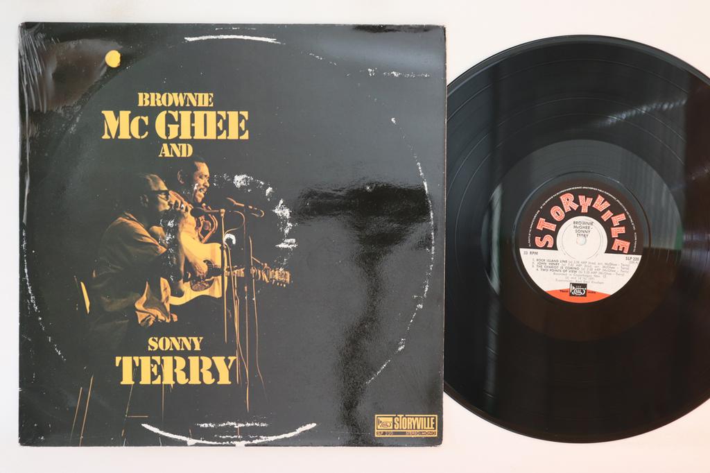 LP Record BROWNIE MCGHEE SONNY TERRY Brownie Mcghee And Sonny Terry SLP220 STORYVILLE 1975 Denmark Blues Used
