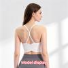 Women Stylish Cross Back Yoga Tank Top with One-piece Chest Pads, Elastic Comfort Workout Bra, Light Support Activewear for Sports and Outdoor